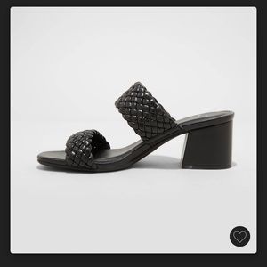 Target A New Day Black Block Heel Pumps